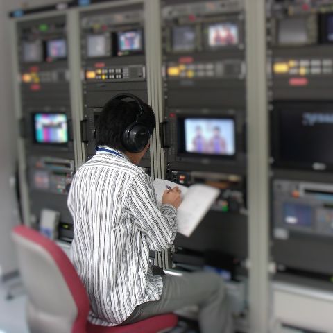 放送準備(スタンバイ)の業務風景